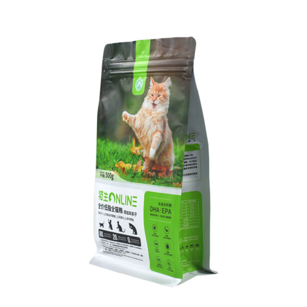 Pet food packaging bag