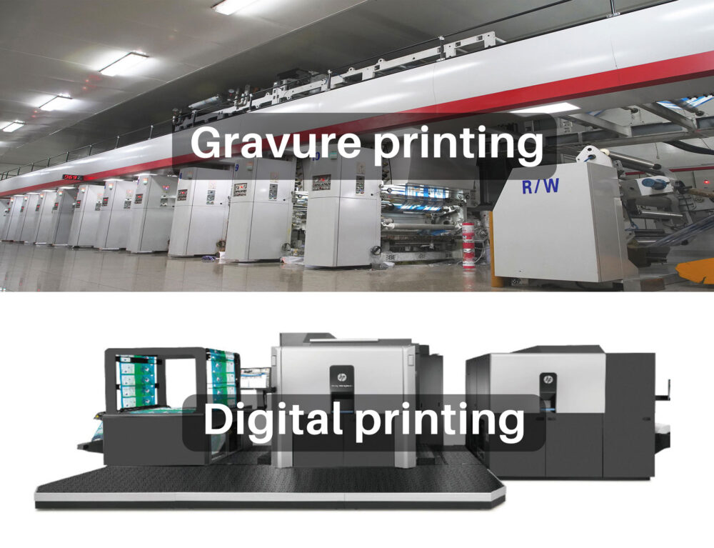 Digital printing and Gravure printing Machine