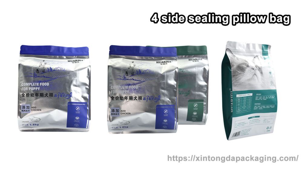 4 side sealing pillow bag